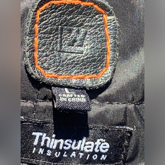 Leather Wilson Men’s Jacket - Size L - Thinsulate Insulatiom - Picture 12 of 16